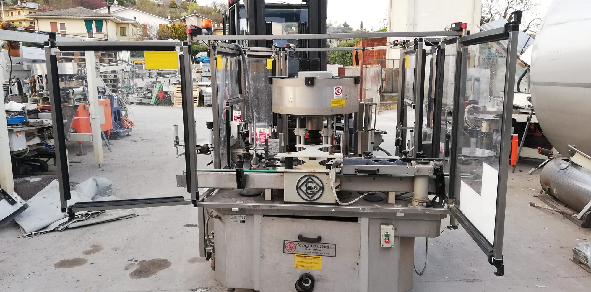 Cavagnino & Gatti CG80 5-head rotary labeller