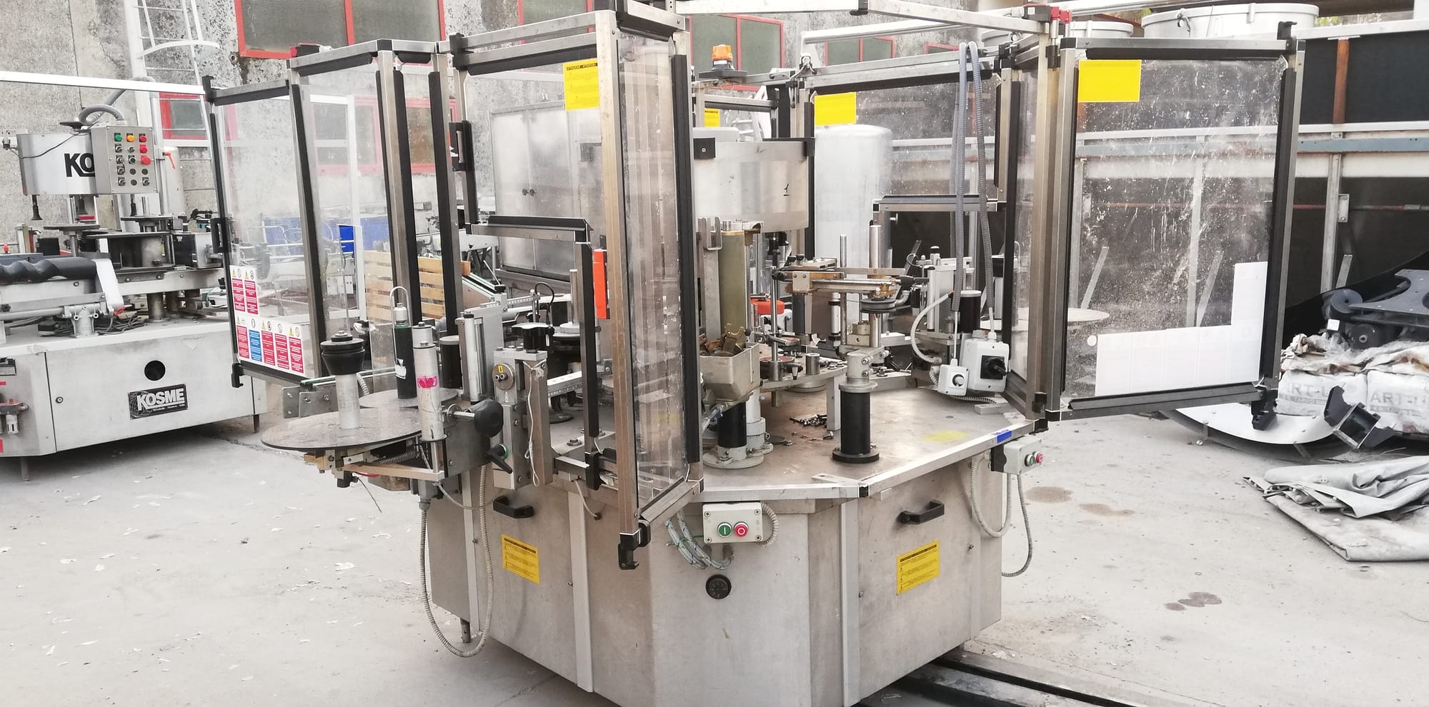 Cavagnino & Gatti CG80 5-head rotary labeller