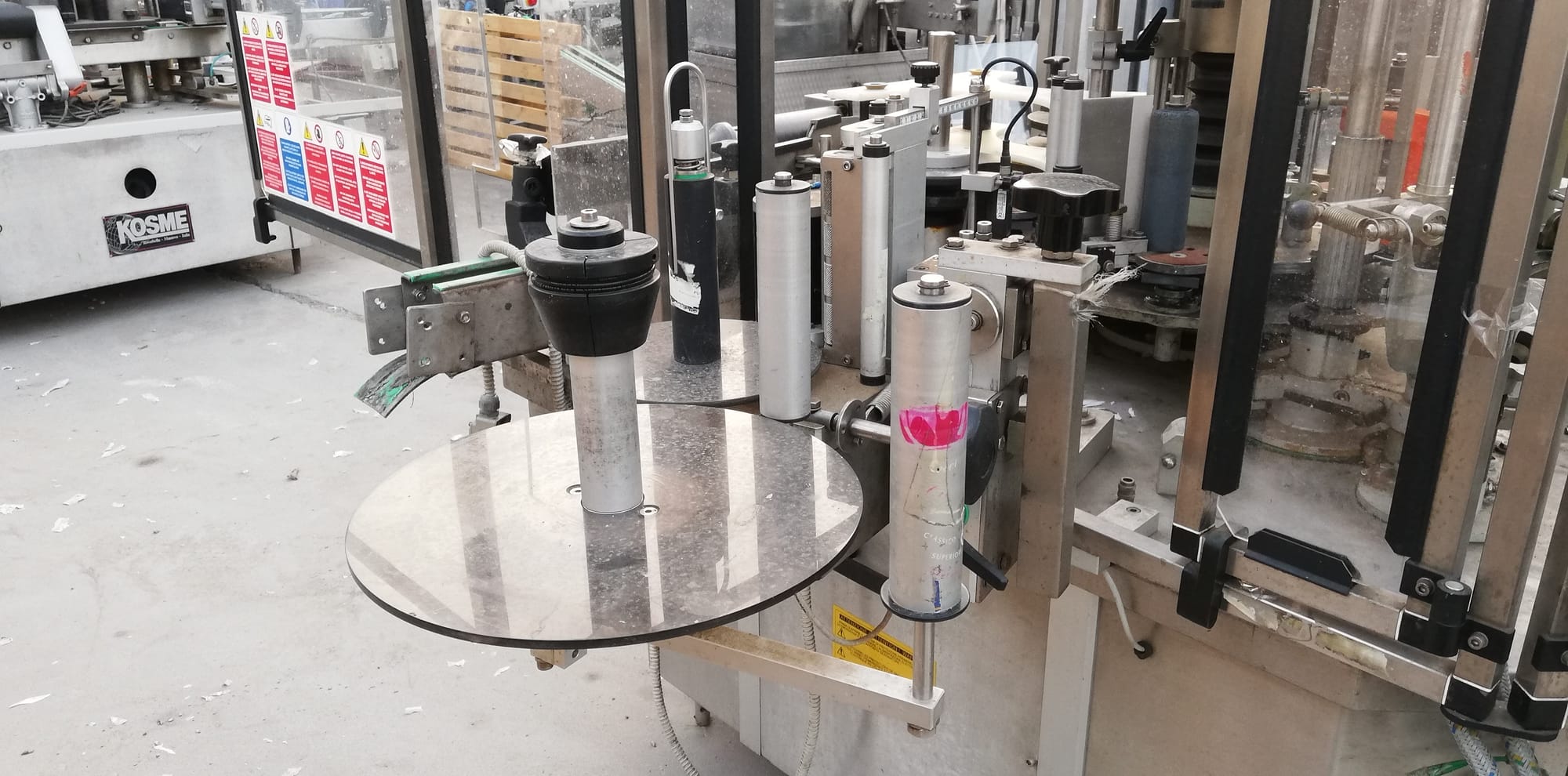 Cavagnino & Gatti CG80 5-head rotary labeller