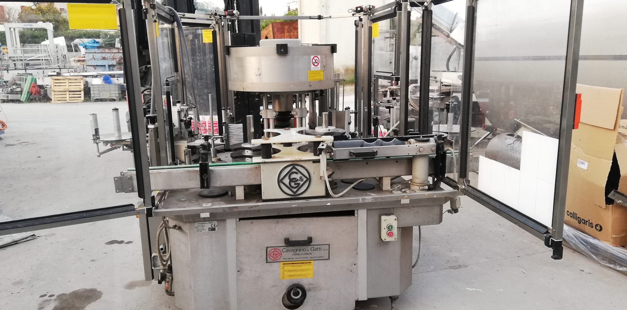 Cavagnino & Gatti CG80 5-head rotary labeller