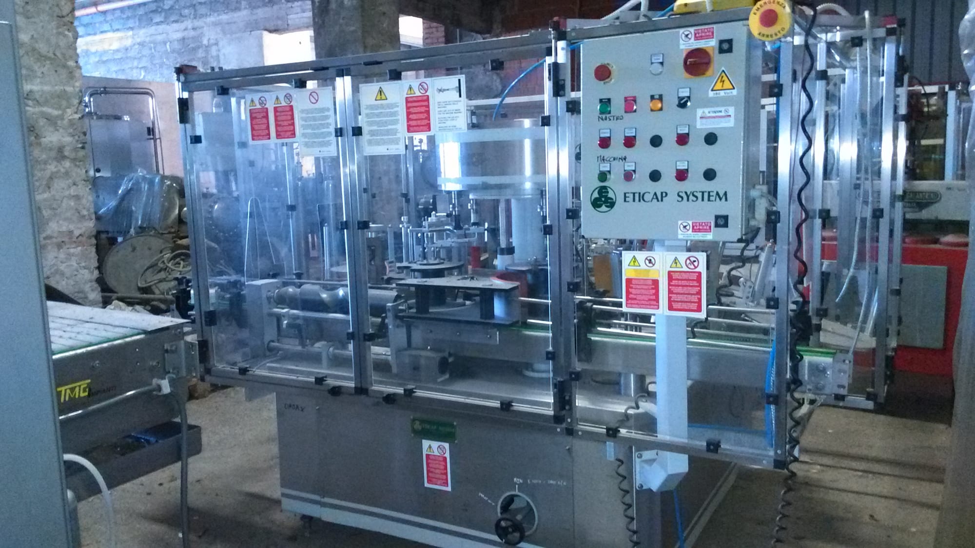 Eticap System 5-head rotary labeller