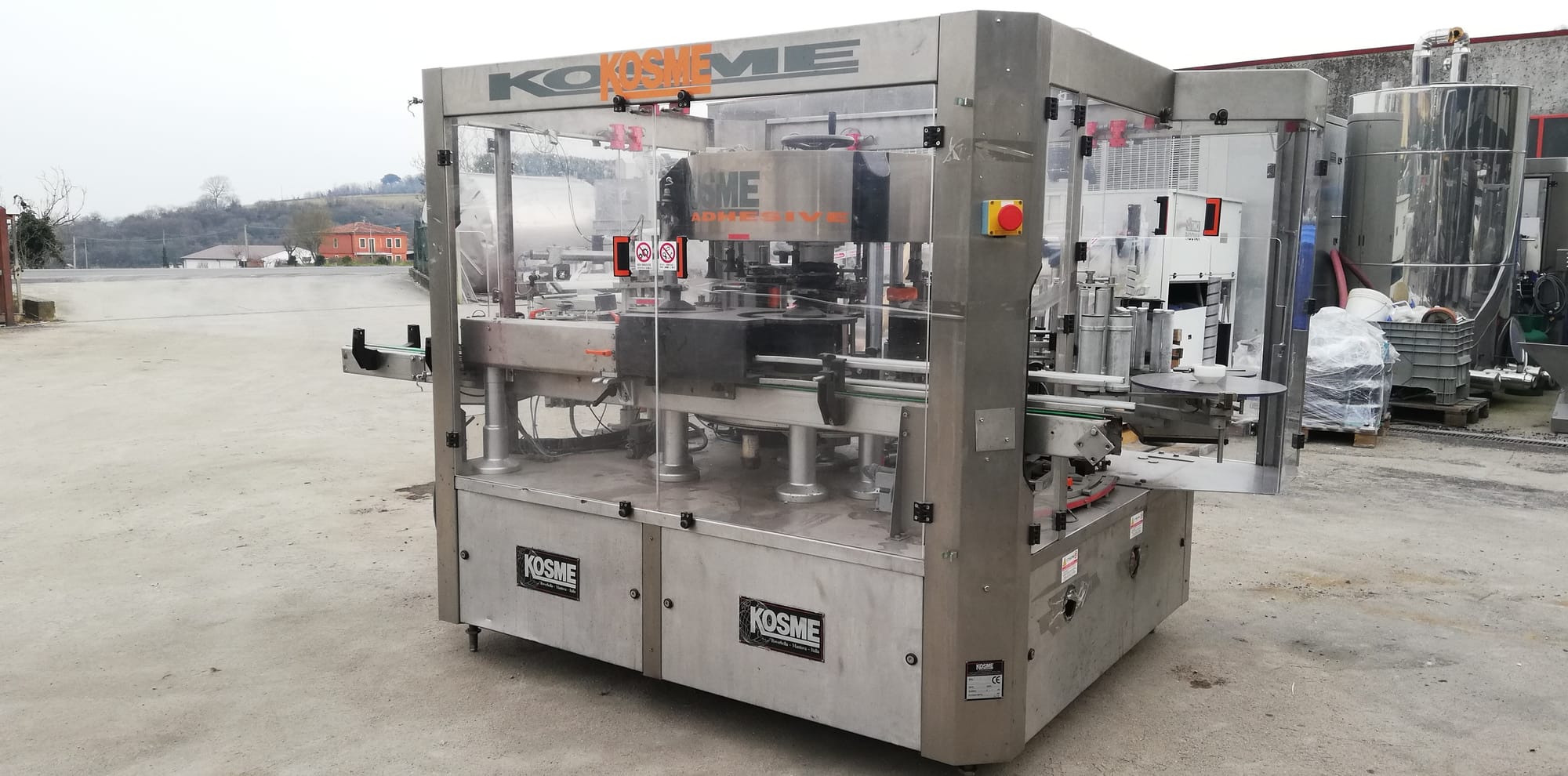 Kosme 9-head rotary labeller