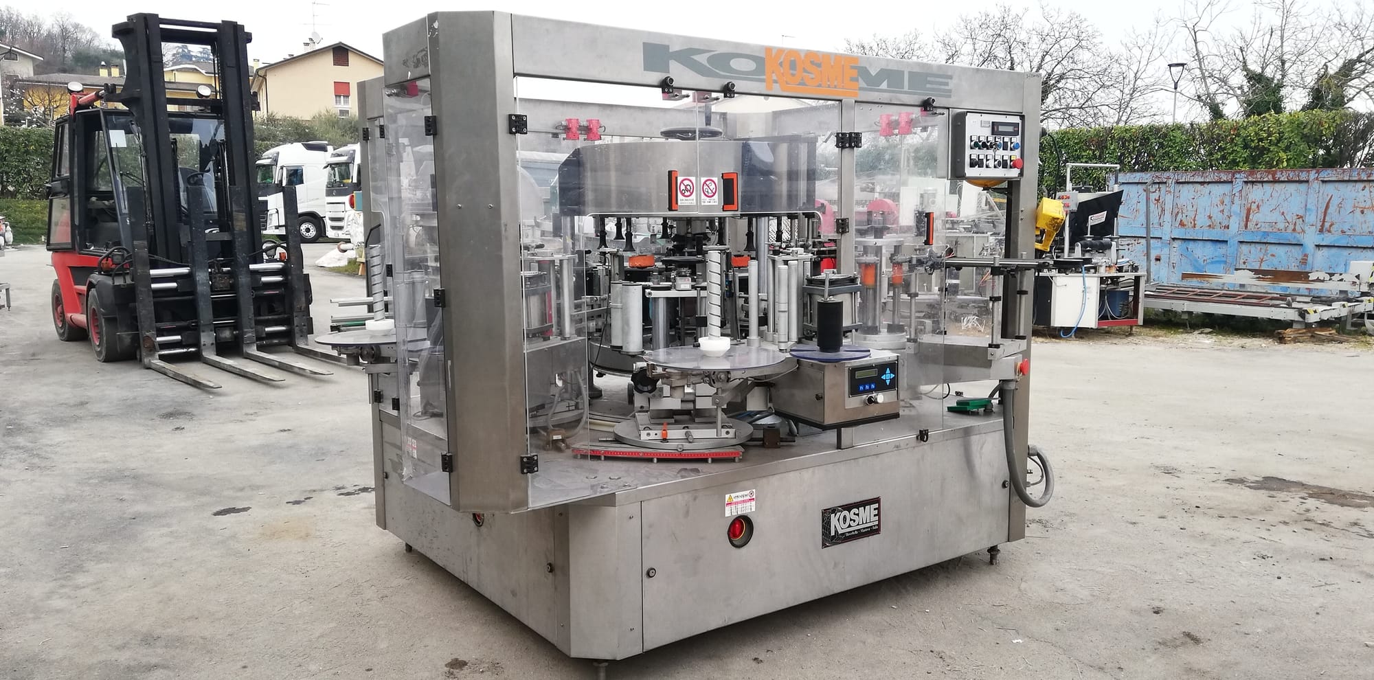 Kosme 9-head rotary labeller