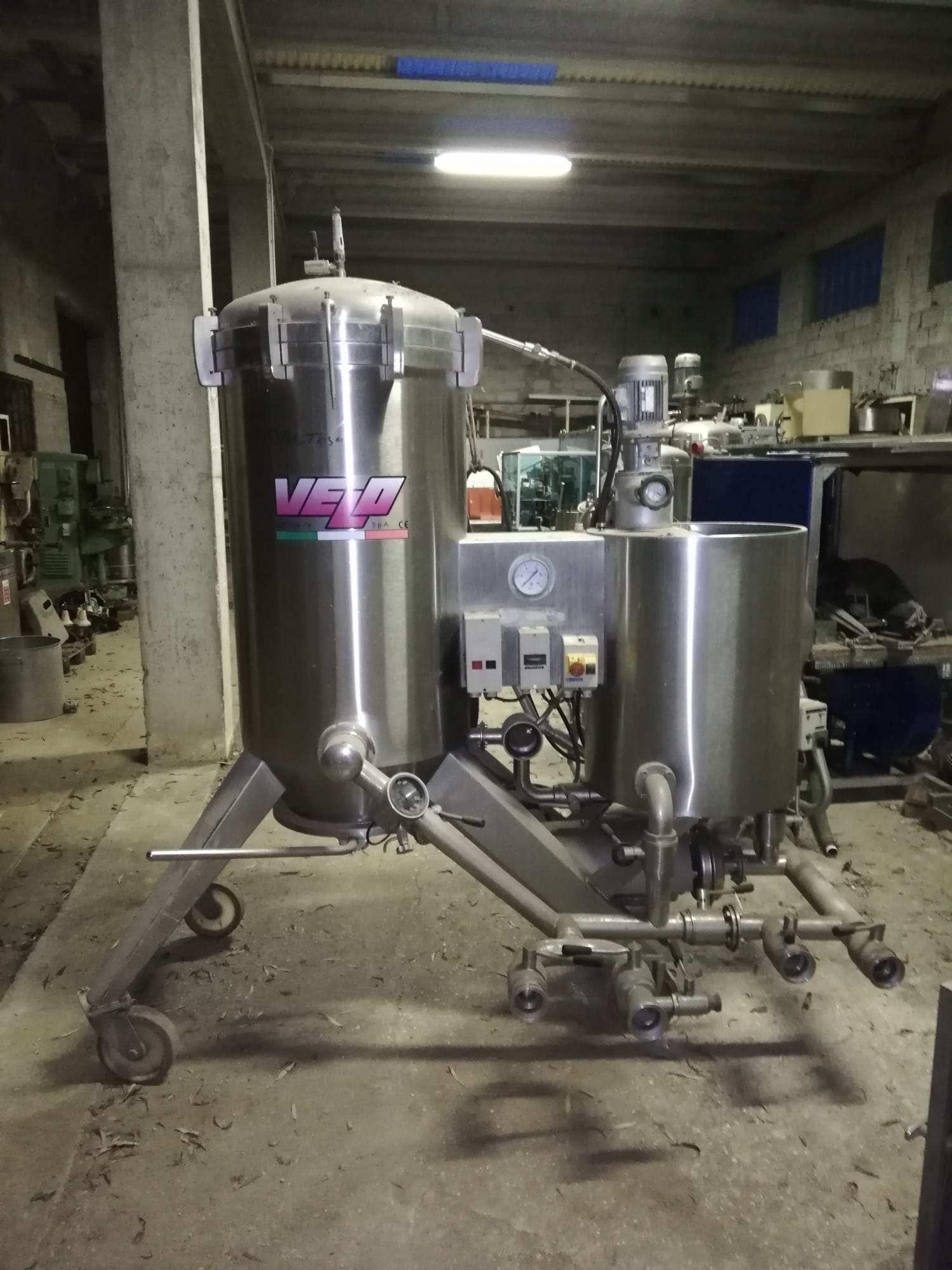 Velo 5–6 m² filter with vertical filter plates