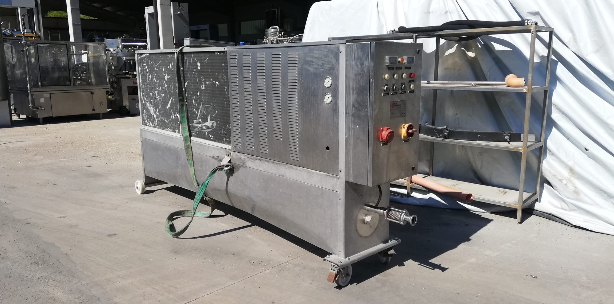 Padovan stainless-steel scraped-surface chiller