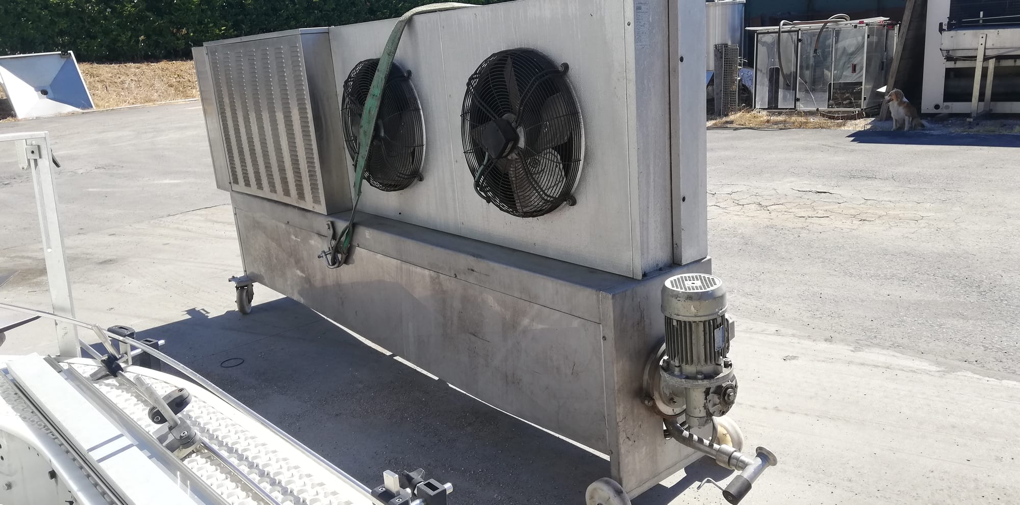 Padovan stainless-steel scraped-surface chiller