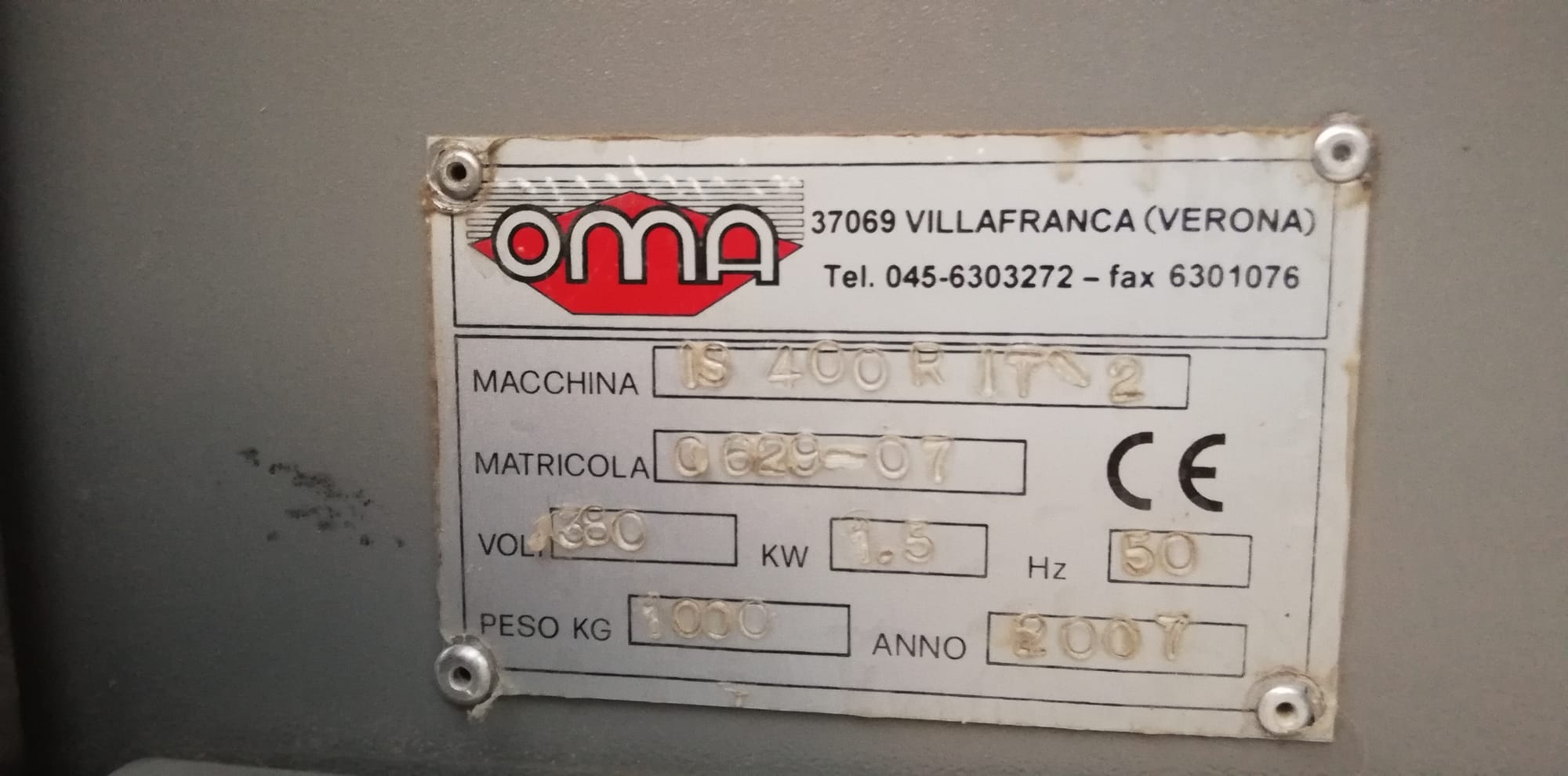 OMA case erector and case packer monobloc