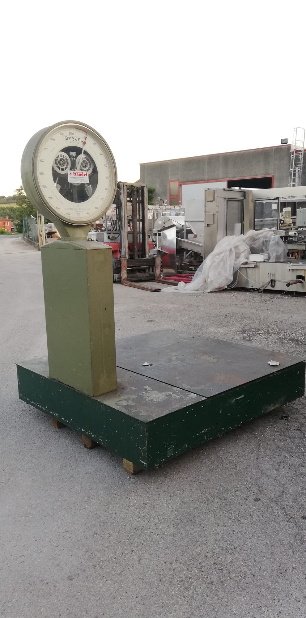 Weighing scale, max 4,000 kg